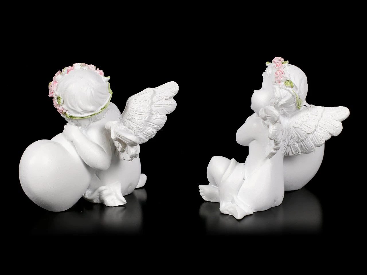 Engel Figuren - Putten Mit Herz - 2er Set 6 Engel Figuren - Putten Mit Herz - 2er Set – Bild 4