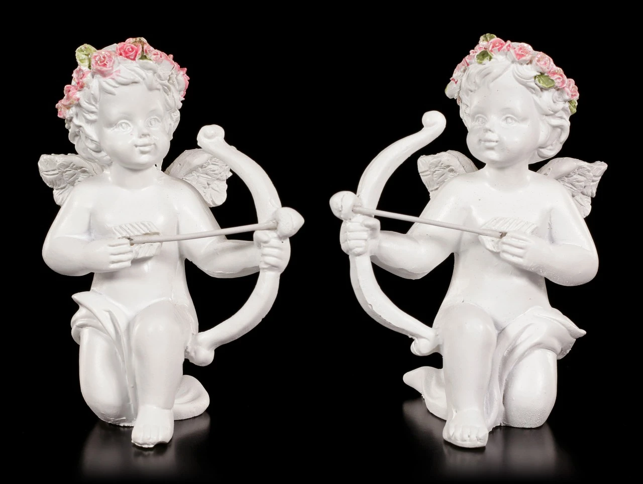 Engel Figuren - Mit Pfeil Und Bogen - 2er Set 4 Engel Figuren - Mit Pfeil Und Bogen - 2er Set – Bild 2