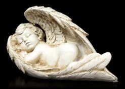 Engel Figur - Baby Eingehüllt In Flügel -Statuen Modell Verkauf Engel Schlafend 2 1280x1280
