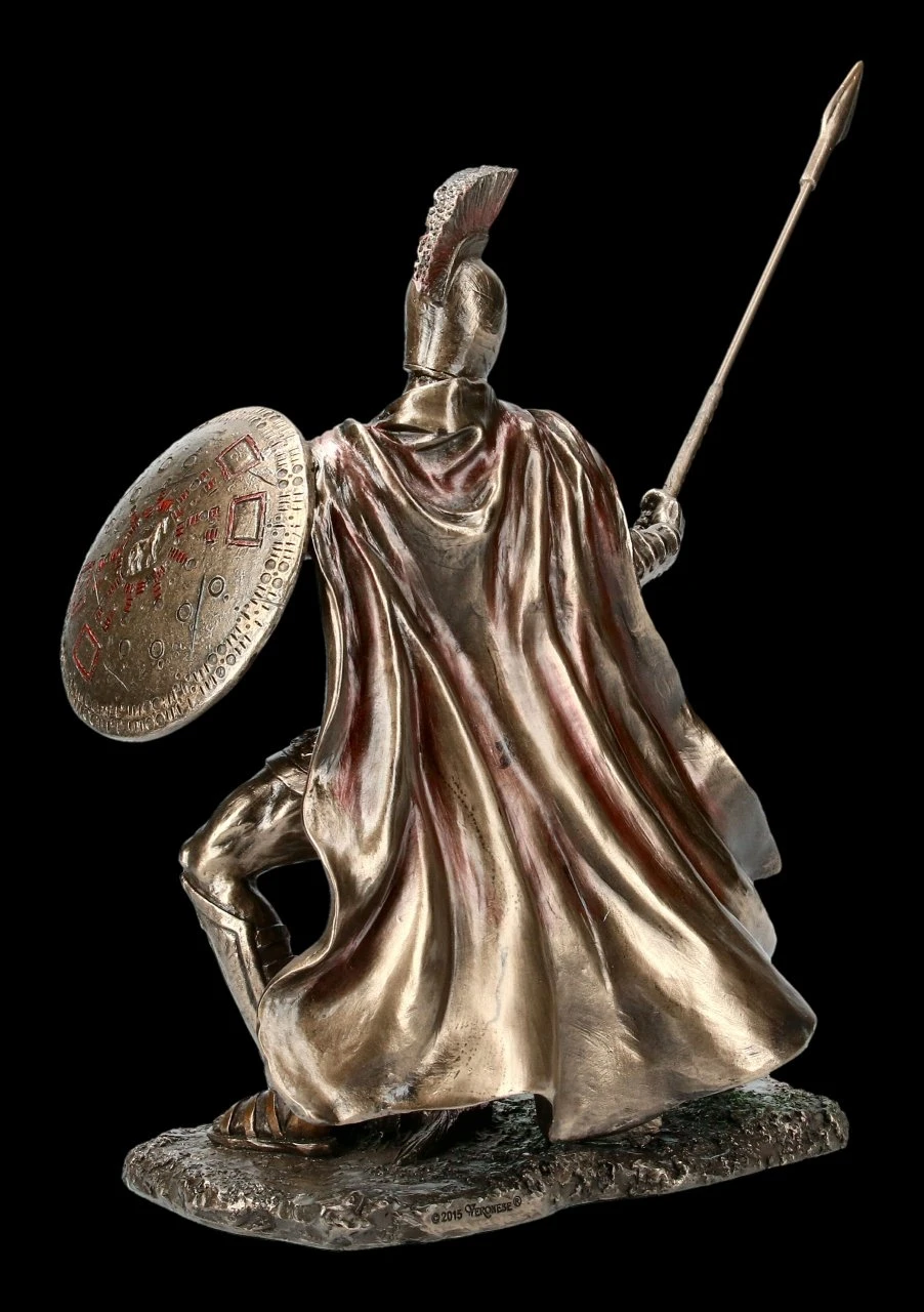 Hektor Figur - Mit Speer Und Schild Zum Angriff 6 Hektor Figur - Mit Speer Und Schild Zum Angriff – Bild 4