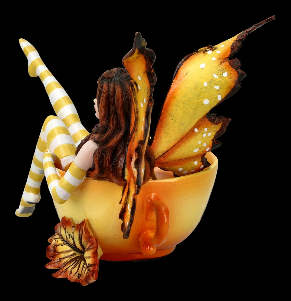 Elfen Figur In Tasse - Cup Fairy Autumn 4 Elfen Figur In Tasse - Cup Fairy Autumn – Bild 2