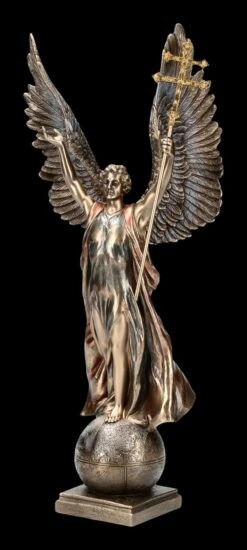 Erzengel Gabriel Figur Mit Doppelkreuz -Statuen Modell Verkauf FS17026 Erzengel Gabriel Figur mit Doppelkreuz 2 1280x1280
