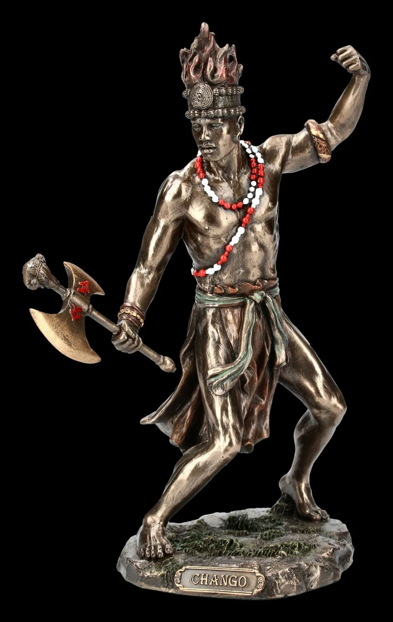 Chango Figur - Shango Orisha Donnergott 3 Chango Figur - Shango Orisha Donnergott