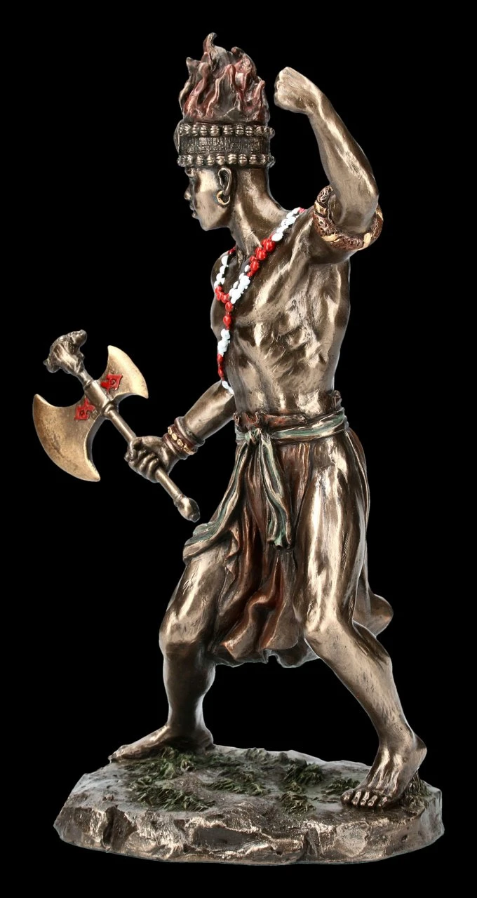Chango Figur - Shango Orisha Donnergott 4 Chango Figur - Shango Orisha Donnergott – Bild 2