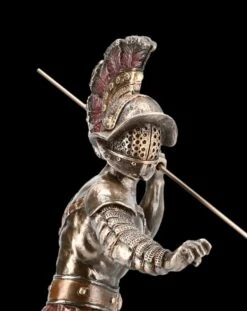 Gladiator Figur - Murmillo Im Kampf Mit Speer -Statuen Modell Verkauf FS20408 Murmillo Gladiator mit Speer 10 1280x1280