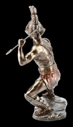 Gladiator Figur - Murmillo Im Kampf Mit Speer -Statuen Modell Verkauf FS20408 Murmillo Gladiator mit Speer 4 1280x1280