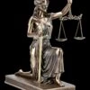 Kniende Justitia Figur Mit Brieföffner