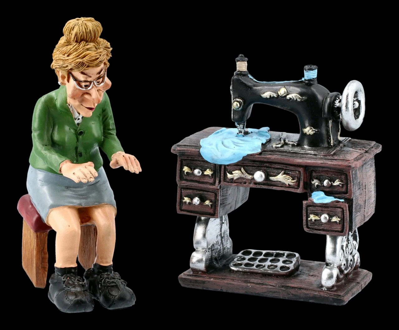 Funny Jobs Figur - Schneiderin An Nähmaschine 8 Funny Jobs Figur - Schneiderin An Nähmaschine – Bild 6
