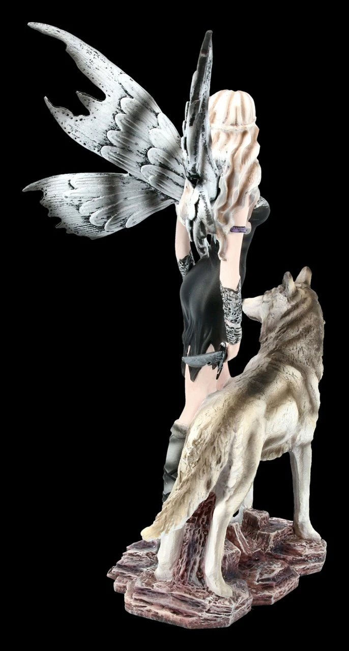 Elfen Figur - Elleth Mit Wolf 5 Elfen Figur - Elleth Mit Wolf – Bild 3