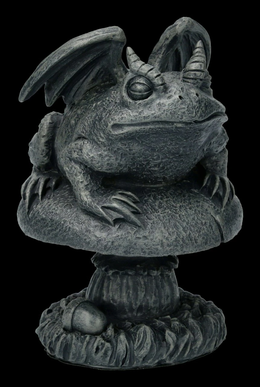 Gargoyle Kröten Figur Auf Pilz 3 Gargoyle Kröten Figur Auf Pilz