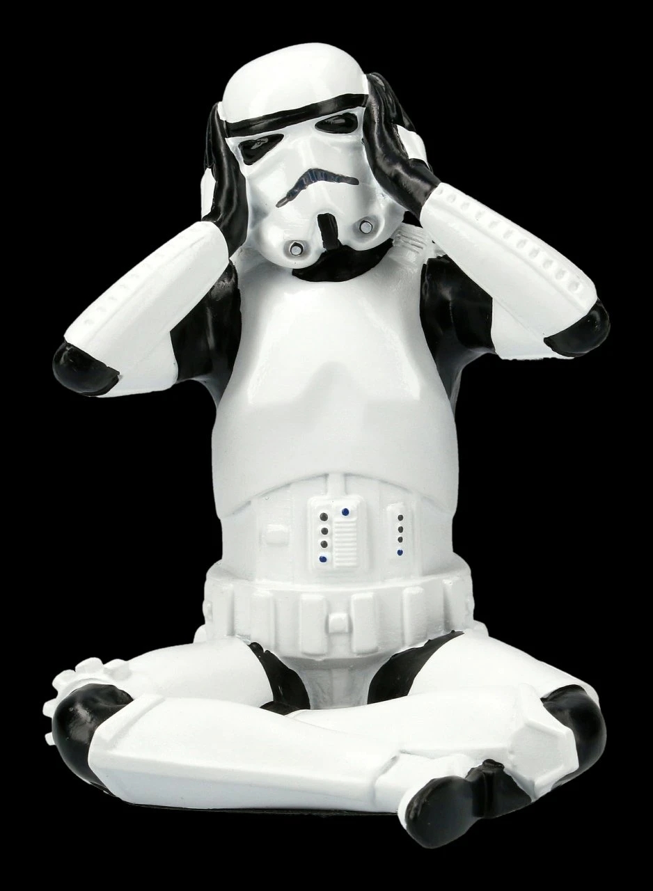 Stormtrooper Figur - Nichts Böses Hören 3 Stormtrooper Figur - Nichts Böses Hören