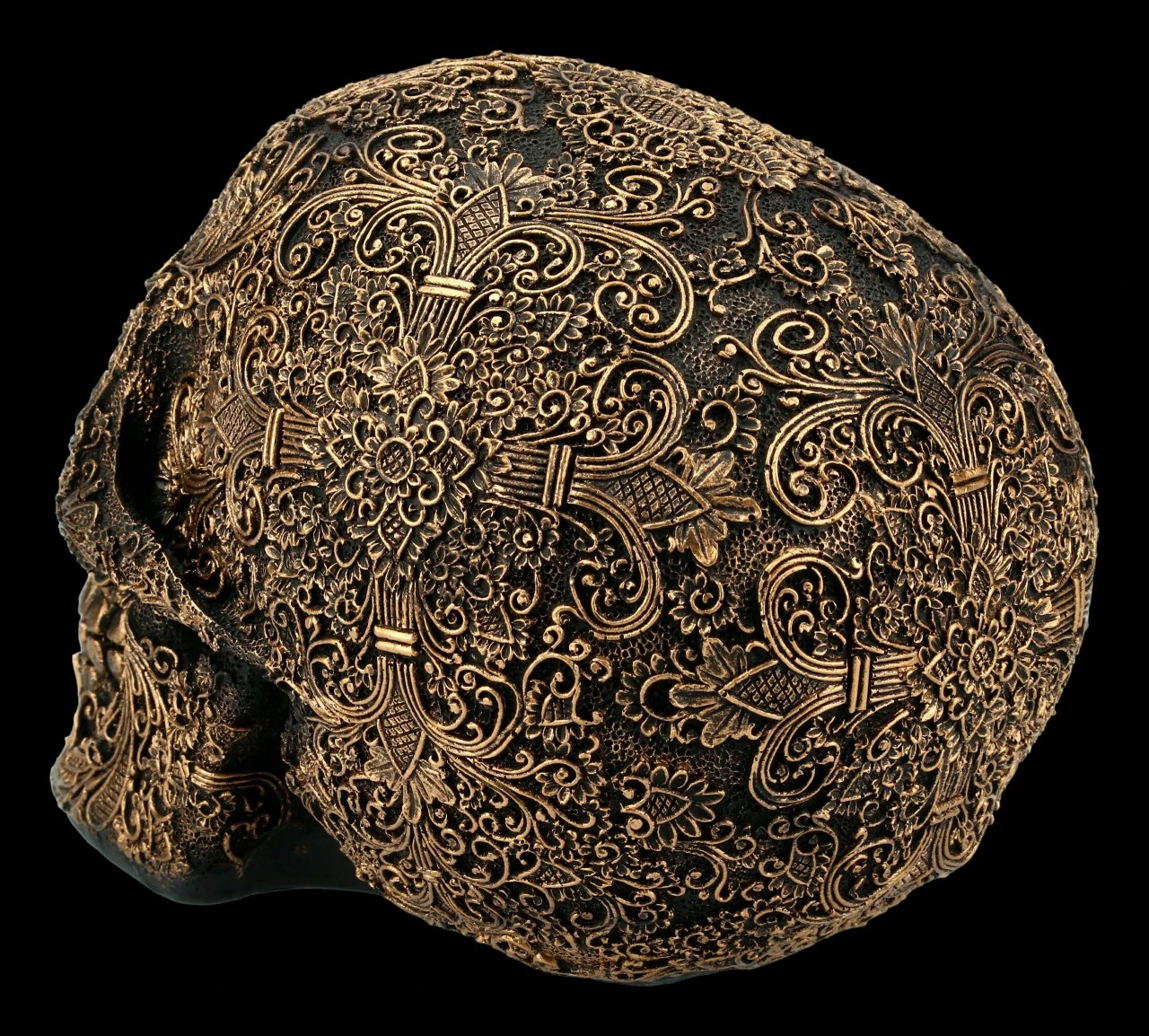 Totenkopf Mit Feinen Ornamenten 6 Totenkopf Mit Feinen Ornamenten – Bild 4