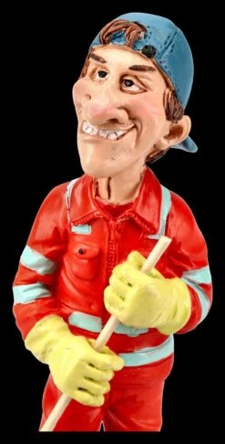 Funny Job Figur - Straßenkehrer Mit Besen -Statuen Modell Verkauf FS21328 Funny Job Figur Strassenkehrer mit Besen 9T0ndwHJ07xX0g 1280x1280