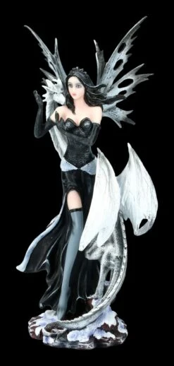 Elfen Figur Bettina Mit Weißem Drachen 11 Elfen Figur Bettina Mit Weißem Drachen -Statuen Modell Verkauf FS21780 Elfen Figur Bettina mit weissem Drachen 2 1280x1280