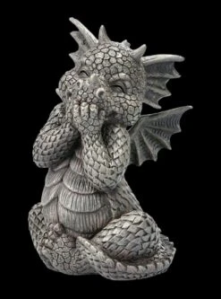 Gartenfigur - Drache Lacht Sich Ins Fäustchen Klein -Statuen Modell Verkauf FS22671 Gartenfigur Drache lacht sich ins Faeustchen klein 3 1280x1280