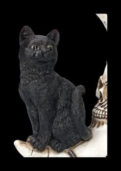 Totenkopf Mond Mit Schwarzer Katze 17 Totenkopf Mond Mit Schwarzer Katze -Statuen Modell Verkauf FS23935 Totenkopf Mond mit schwazer Katze 1 1280x1280