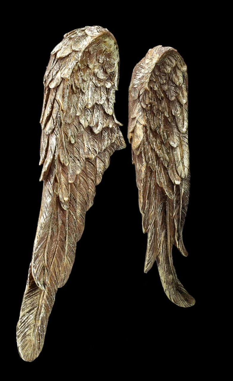 Wanddeko - Engelsflügel Goldfarben 9 Wanddeko - Engelsflügel Goldfarben – Bild 7