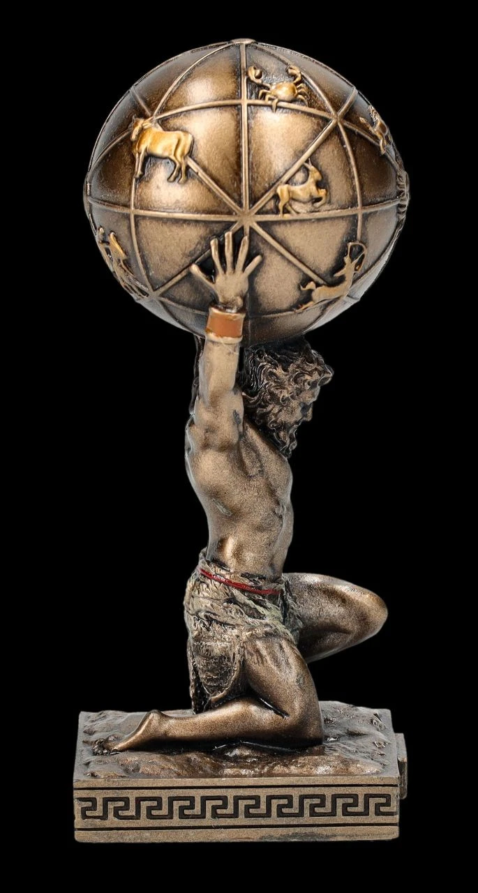 Atlas Figur Klein - Griechischer Titan 7 Atlas Figur Klein - Griechischer Titan – Bild 5
