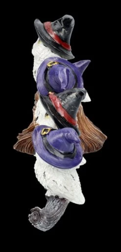 Lustige Eulen Figuren Auf Hexenbesen -Statuen Modell Verkauf FS25718 Lustige Eulen spielen auf Hexenbesen 4 1280x1280