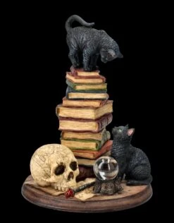 Katzen Figuren Spielen In Der Hexenküche Bunt