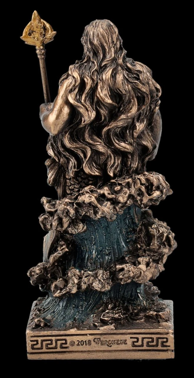 Poseidon Figur Klein - Olympischer Gott Des Meeres 7 Poseidon Figur Klein - Olympischer Gott Des Meeres – Bild 5