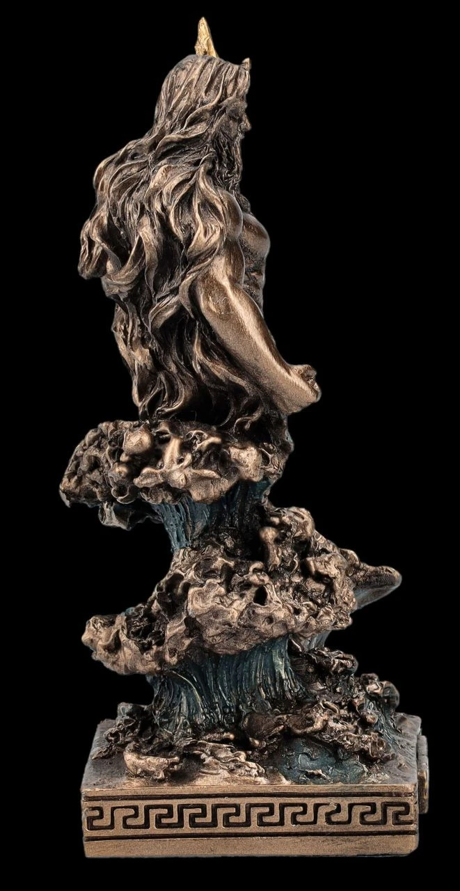 Poseidon Figur Klein - Olympischer Gott Des Meeres 8 Poseidon Figur Klein - Olympischer Gott Des Meeres – Bild 6