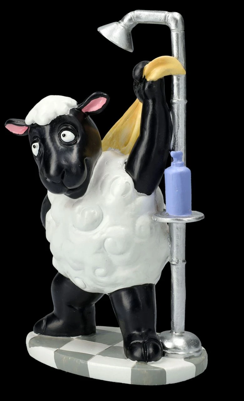 Lustige Schaf Figur Beim Duschen 5 Lustige Schaf Figur Beim Duschen – Bild 3