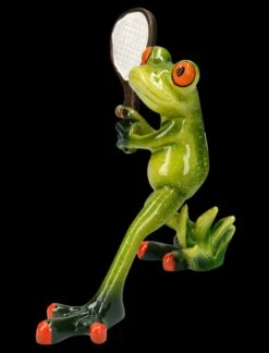 Lustige Frosch Figur - Tennis Ass -Statuen Modell Verkauf FS25937 Lustige Frosch Figur Tennis Ass 3 1280x1280