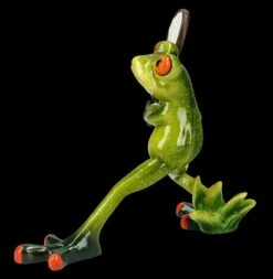 Lustige Frosch Figur - Tennis Ass -Statuen Modell Verkauf FS25937 Lustige Frosch Figur Tennis Ass 4 1280x1280