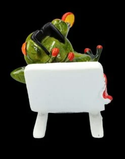 Lustige Frosch Figur - Cocktail Im Liegestuhl -Statuen Modell Verkauf FS25943 Lustige Frosch Figur Cocktail im Liegestuhl 4 1280x1280