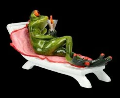 Lustige Frosch Figur - Cocktail Im Liegestuhl -Statuen Modell Verkauf FS25943 Lustige Frosch Figur Cocktail im Liegestuhl 7 1280x1280