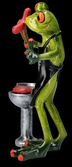 Lustige Frosch Figur Beim Grillen - BBQ Chef -Statuen Modell Verkauf FS25944 Lustige Frosch Figur beim Grillen BBQ Chef 4 1280x1280