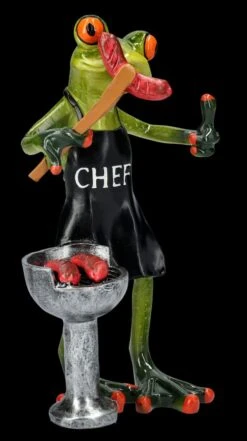 Lustige Frosch Figur Beim Grillen - BBQ Chef -Statuen Modell Verkauf FS25944 Lustige Frosch Figur beim Grillen BBQ Chef 9 1280x1280