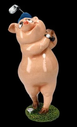 Lustige Schweine Figur Beim Golfen -Statuen Modell Verkauf FS25948 Lustige Schweine Figur beim Golfen 1 1280x1280
