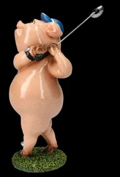 Lustige Schweine Figur Beim Golfen -Statuen Modell Verkauf FS25948 Lustige Schweine Figur beim Golfen 4 1280x1280