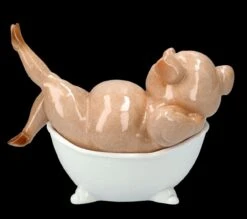 Lustige Schweine Figur In Badewanne -Statuen Modell Verkauf FS25949 Lustige Schweine Figur in Badewanne 6 1280x1280