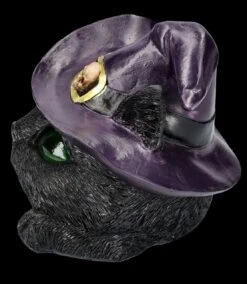 Hexenkatzen-Kopf Dekofigur - Familiar Grin -Statuen Modell Verkauf FS26096 Hexenkatzenkopf Dekofigur LED FAmiliar Grin 4 1280x1280