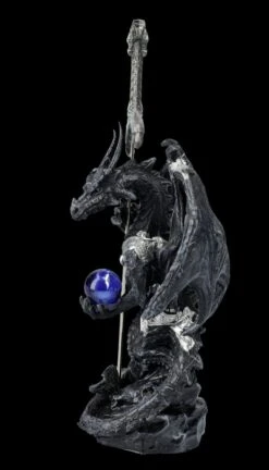 Brieföffner - Schwarzer Drache In Rüstung -Statuen Modell Verkauf FS26117 Brief ffner Schwarzer Drache in R stung 4 1280x1280