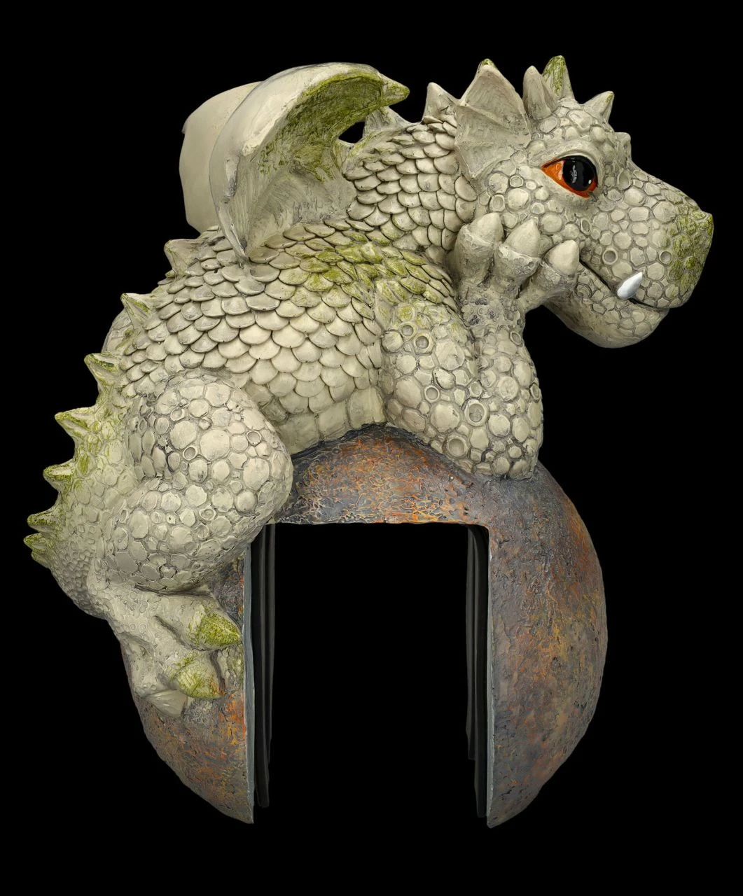 Garten Figur - Drache Als Zaunhänger 7 Garten Figur - Drache Als Zaunhänger – Bild 5