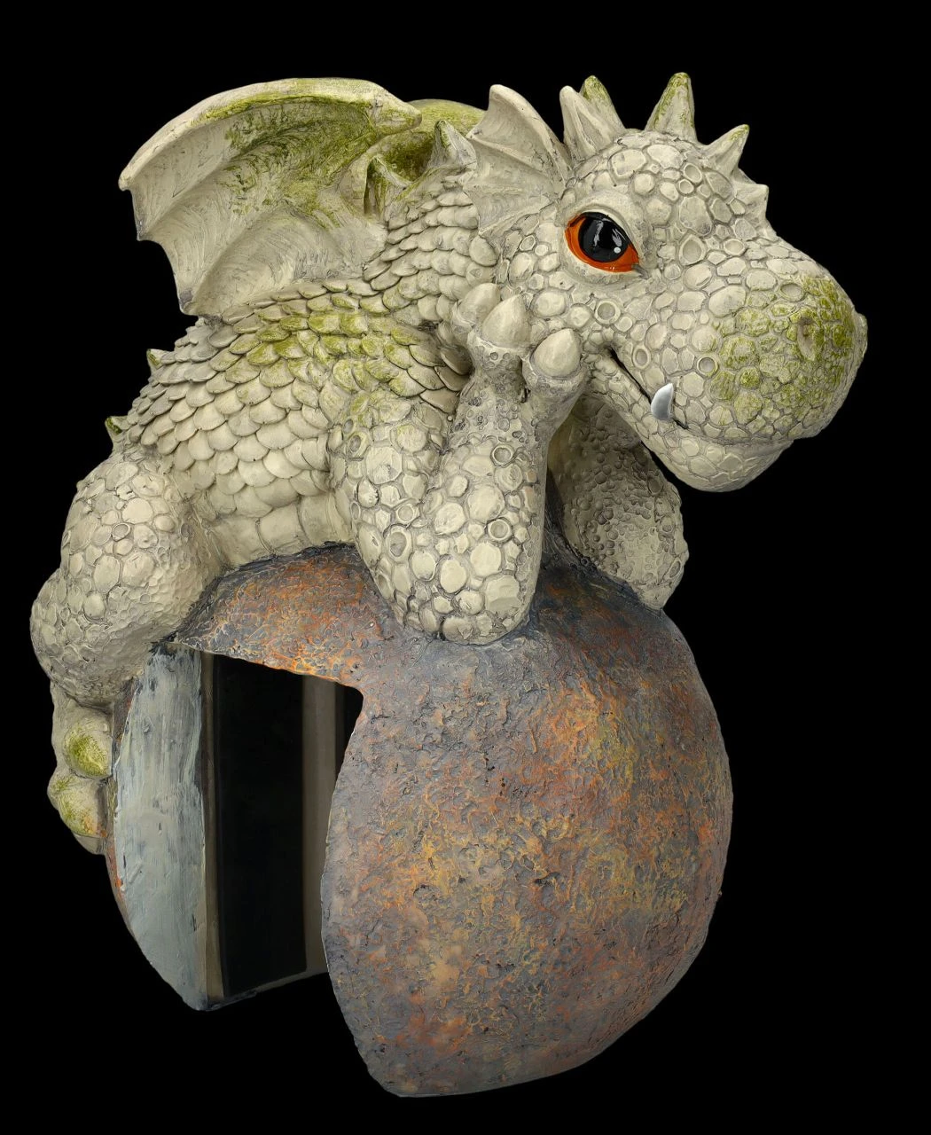 Garten Figur - Drache Als Zaunhänger 4 Garten Figur - Drache Als Zaunhänger – Bild 2