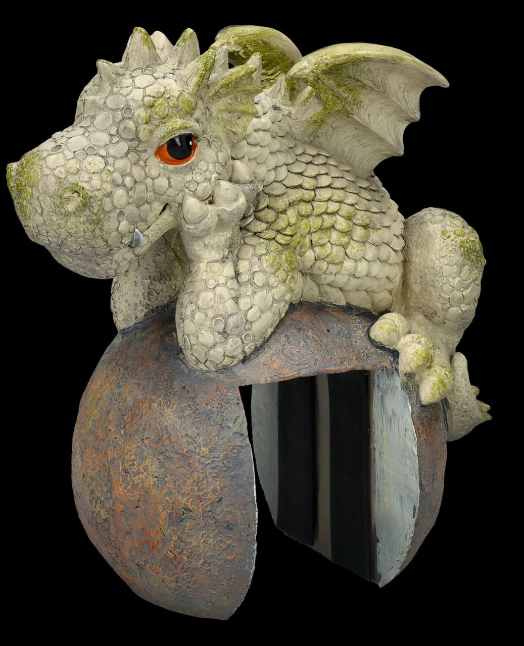 Garten Figur - Drache Als Zaunhänger 5 Garten Figur - Drache Als Zaunhänger – Bild 3