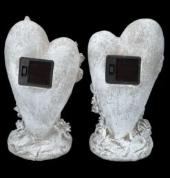 Grabengel Herz Set Mit Solar-Licht -Statuen Modell Verkauf FS26246 GrabfigurHerz Set mit Solar Licht 6 1280x1280