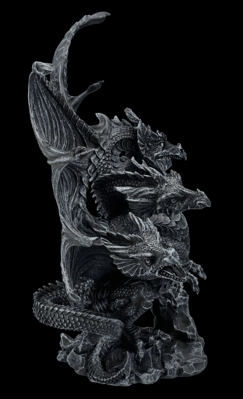 Drachenfigur Fünfköpfig - Dark Hydra 8 Drachenfigur Fünfköpfig - Dark Hydra – Bild 6