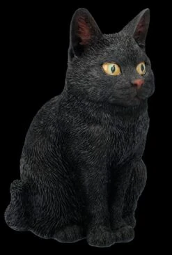 Katzenfigur - Schwarzer Kater -Statuen Modell Verkauf FS26284 Katzenfigur Schwarzer Kater 9 1280x1280