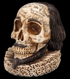NEMESIS NOW Totenkopf Figur - Shakespear's Legacy -Statuen Modell Verkauf FS26297 Totenkofp Figur Shakespears Legacy 2 1280x1280