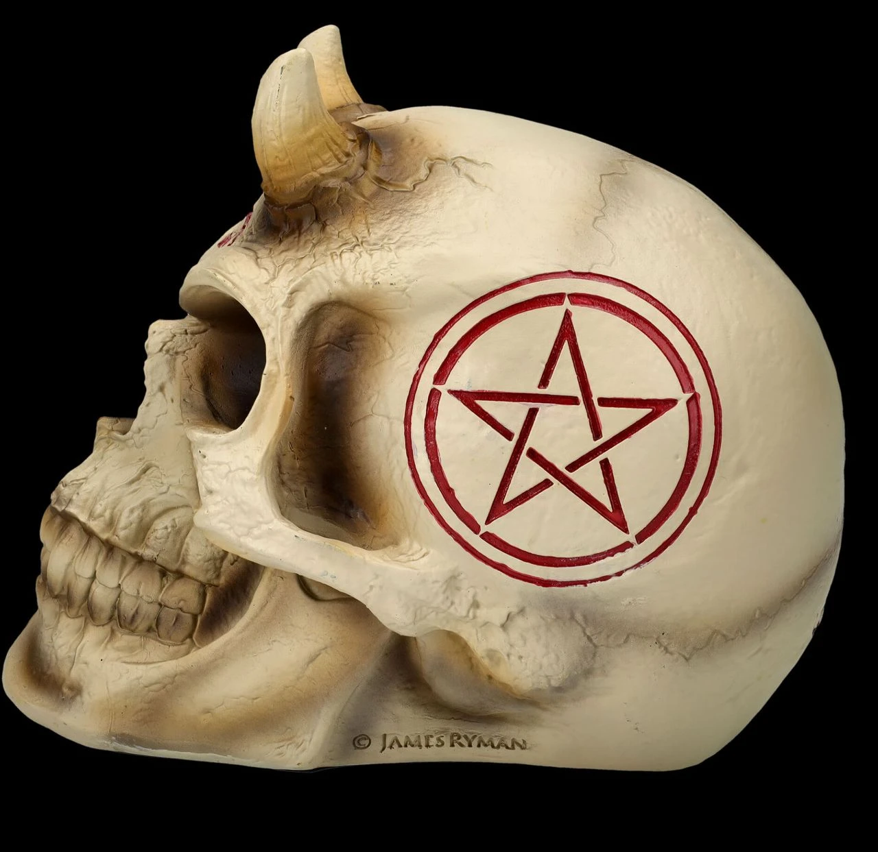 Totenkopf Figur Teufel - 666 By James Ryman 6 Totenkopf Figur Teufel - 666 By James Ryman – Bild 4