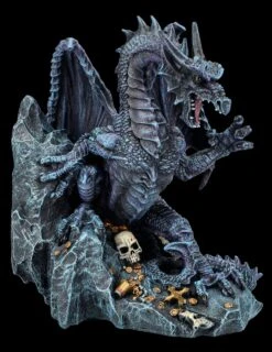 Drachen Figur Buchstütze - Fafnir Bewacht Schatz -Statuen Modell Verkauf FS26427 Drachen figur Buchst tze Fafnir bewacht Schatz 2 1280x1280