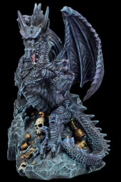 Drachen Figur Buchstütze - Fafnir Bewacht Schatz -Statuen Modell Verkauf FS26427 Drachen figur Buchst tze Fafnir bewacht Schatz 4 1280x1280