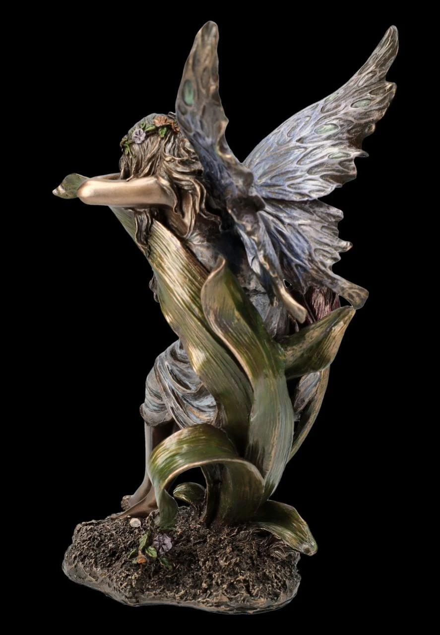 Elfen Figur Lehnt An Tulpe 8 Elfen Figur Lehnt An Tulpe – Bild 6