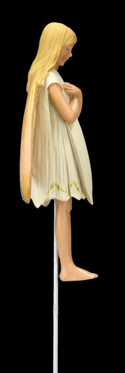 Elfen Figur Zum Stecken - Schneeglöckchen Fee 9 Elfen Figur Zum Stecken - Schneeglöckchen Fee – Bild 7